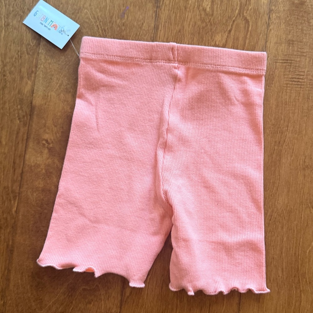 NWT size 3T Garanimals orange Ruffle bike Shorts